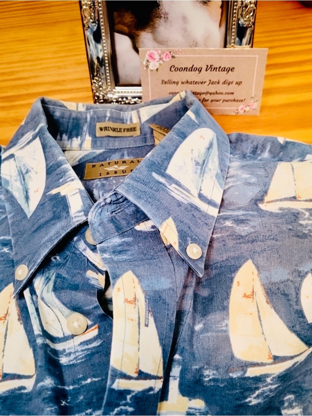 Retro Sailing Button Down - Picture 5 of 5